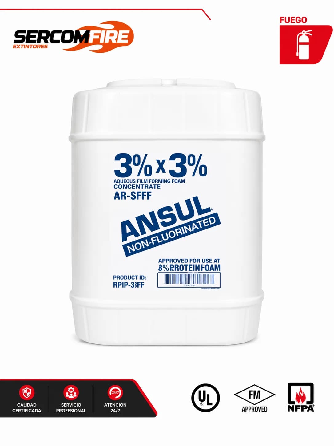 ESPUMA QUIMICA AFFF ANSUL