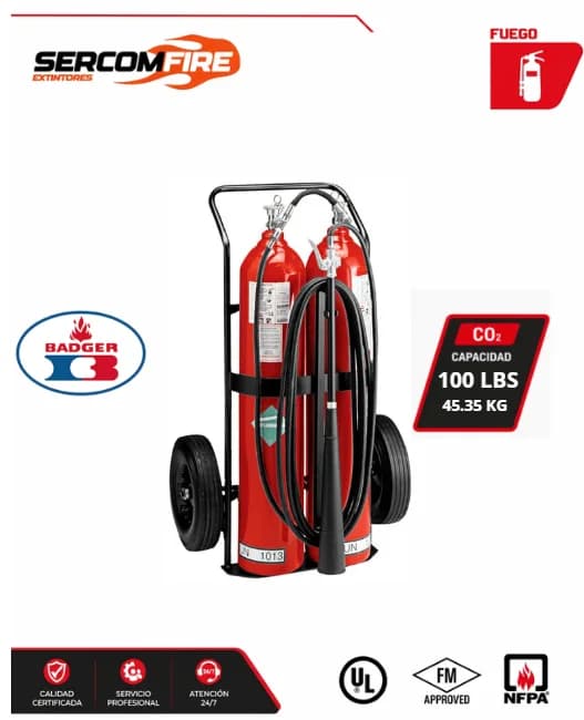 BADGER CO2 100 LBS