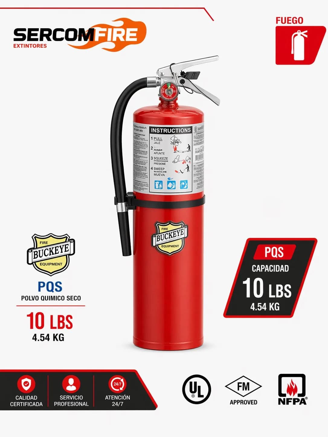 PQS ABC 10 LBS