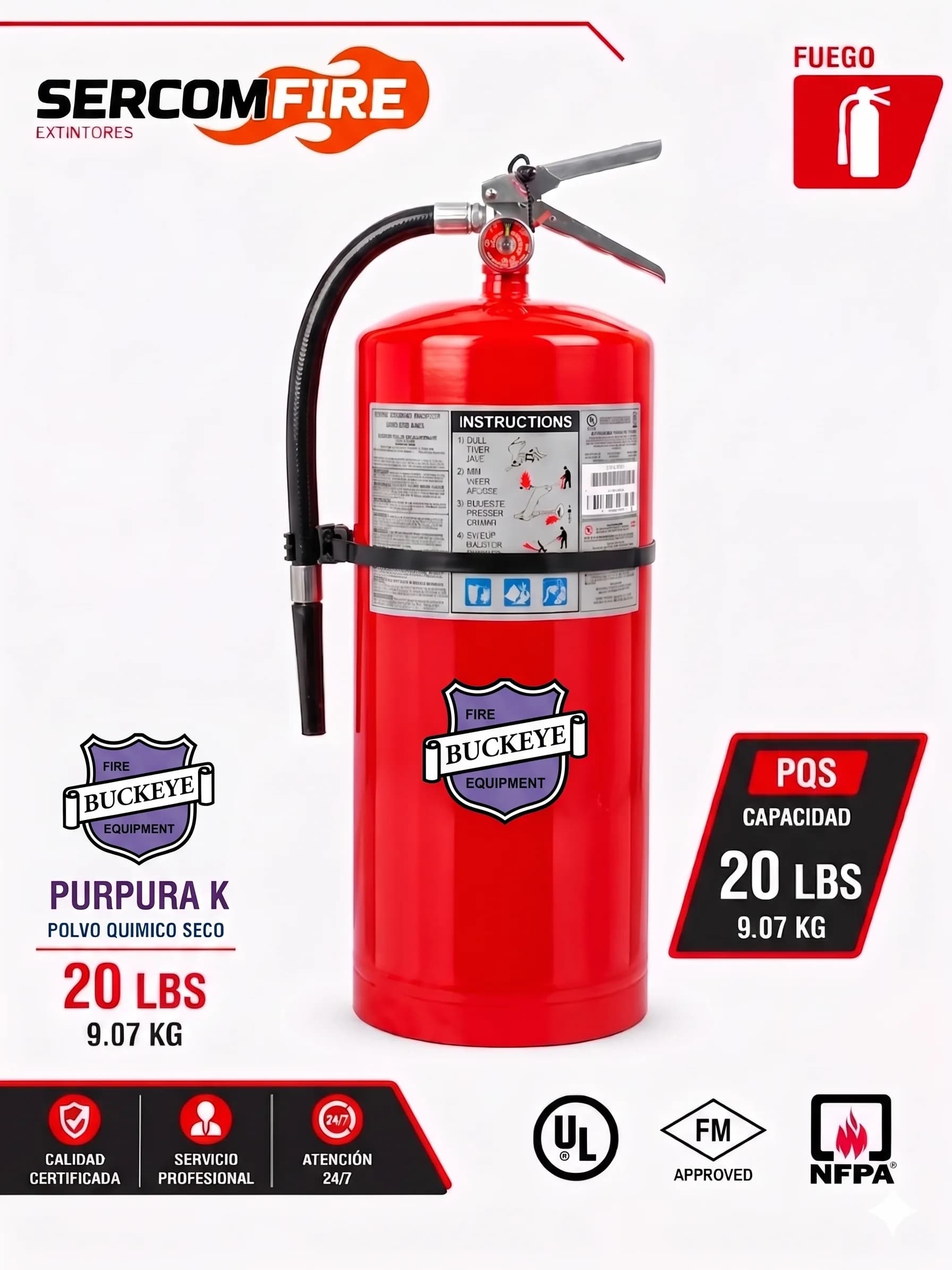 PQS PURPURA K 20 LBS