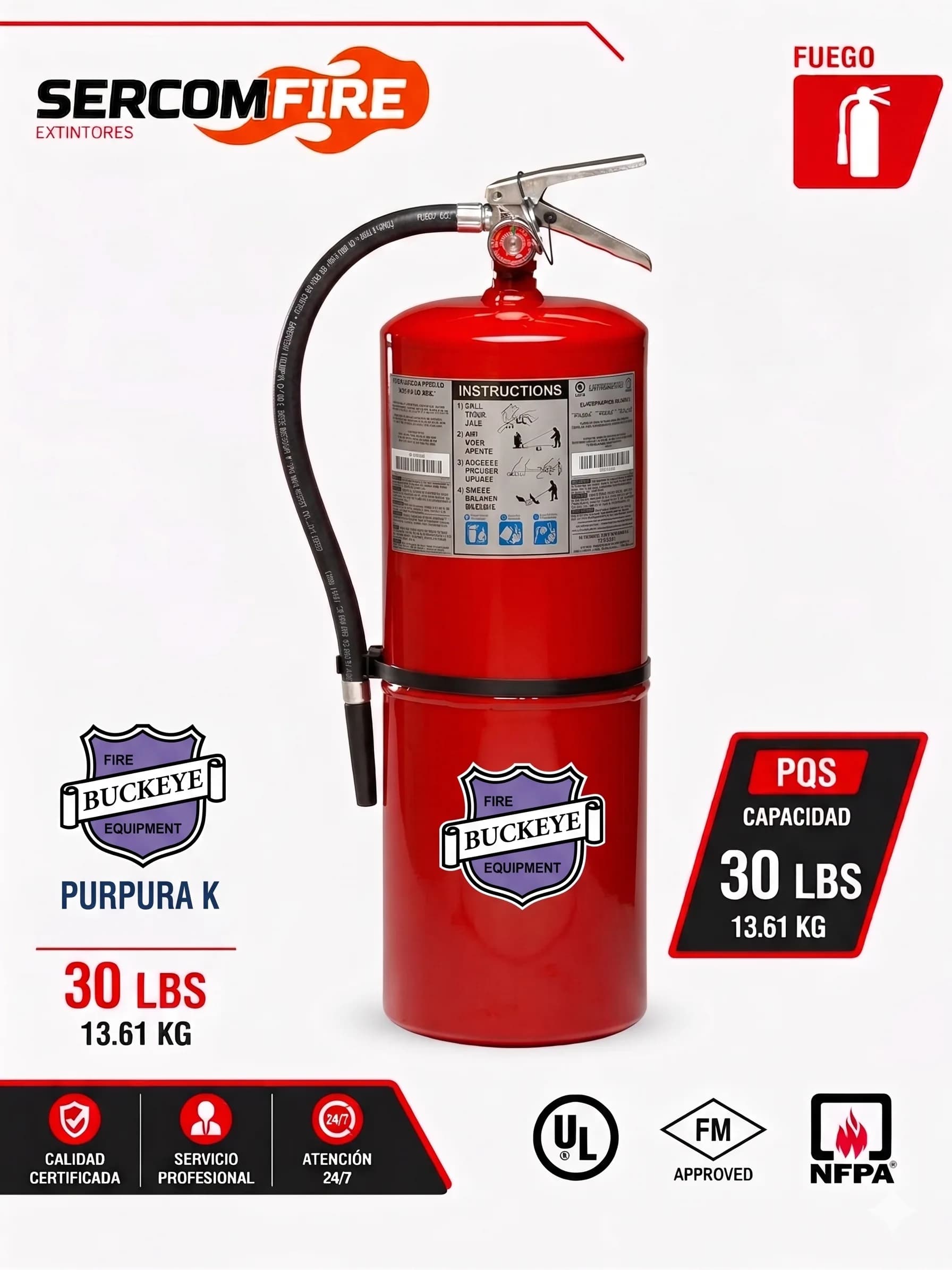 PQS PURPURA K 30 LBS