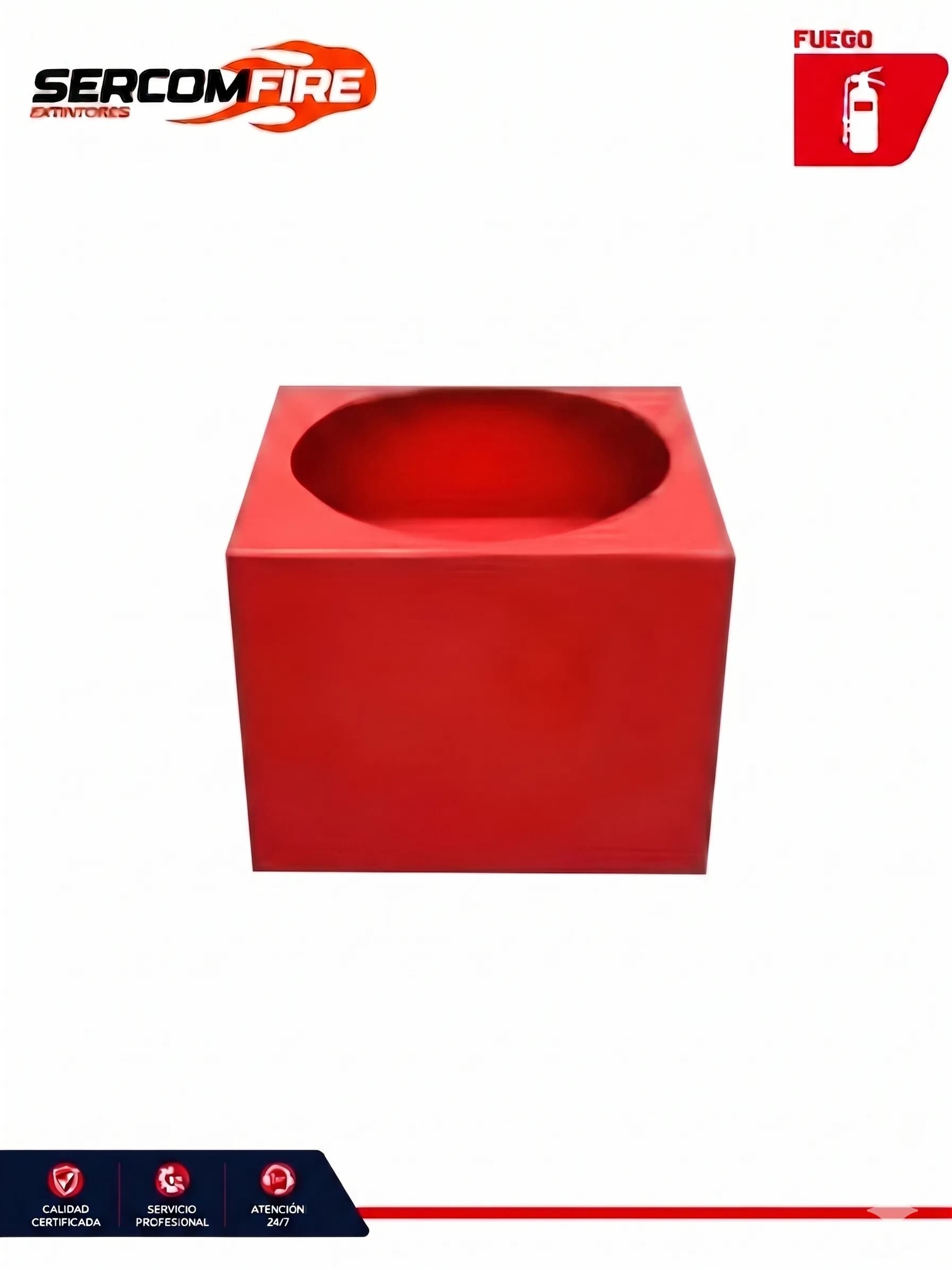 BASE METALICA PARA EXTINTOR
