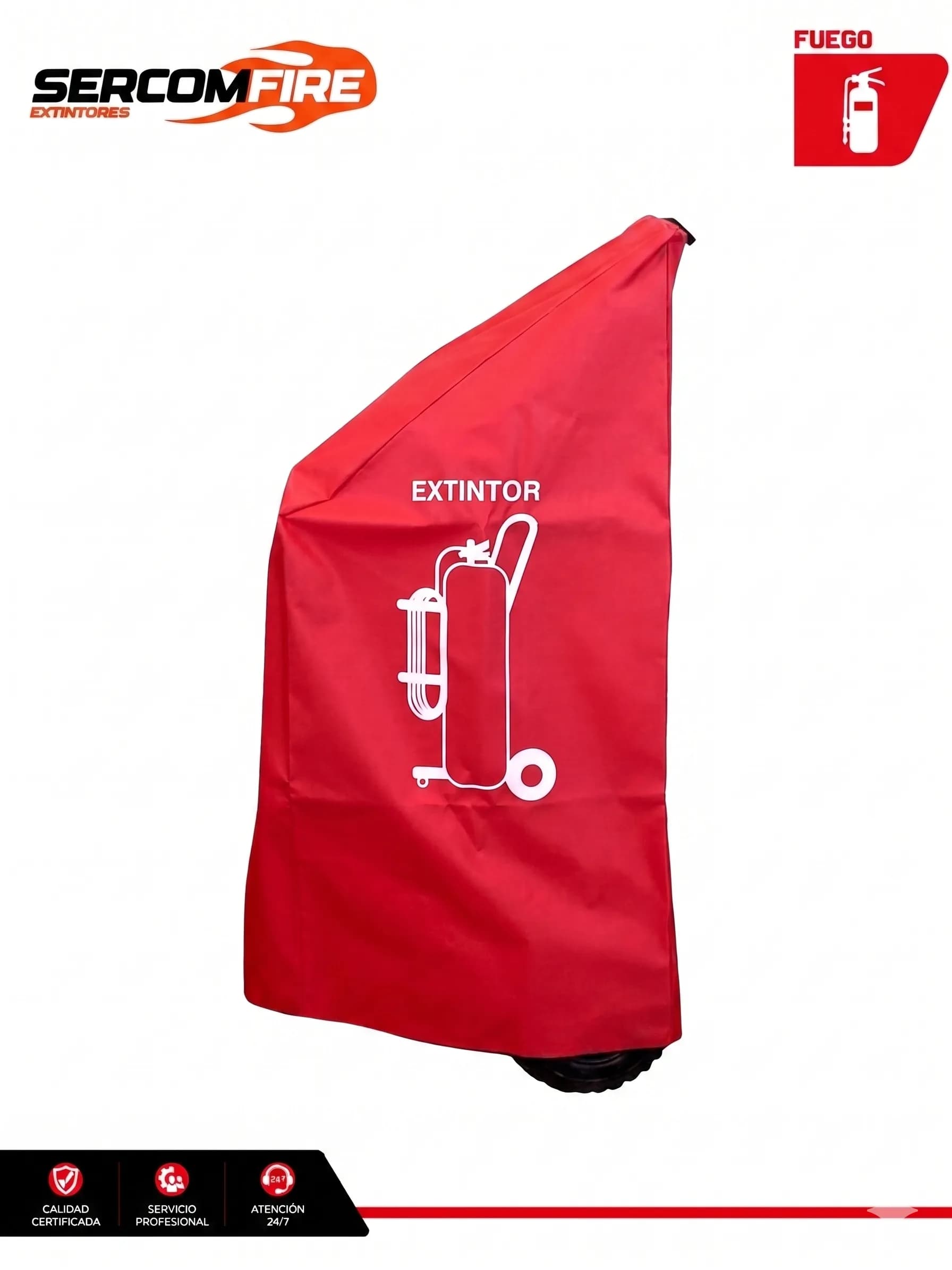 FUNDA PARA EXTINTOR RODANTE 25-50 KG