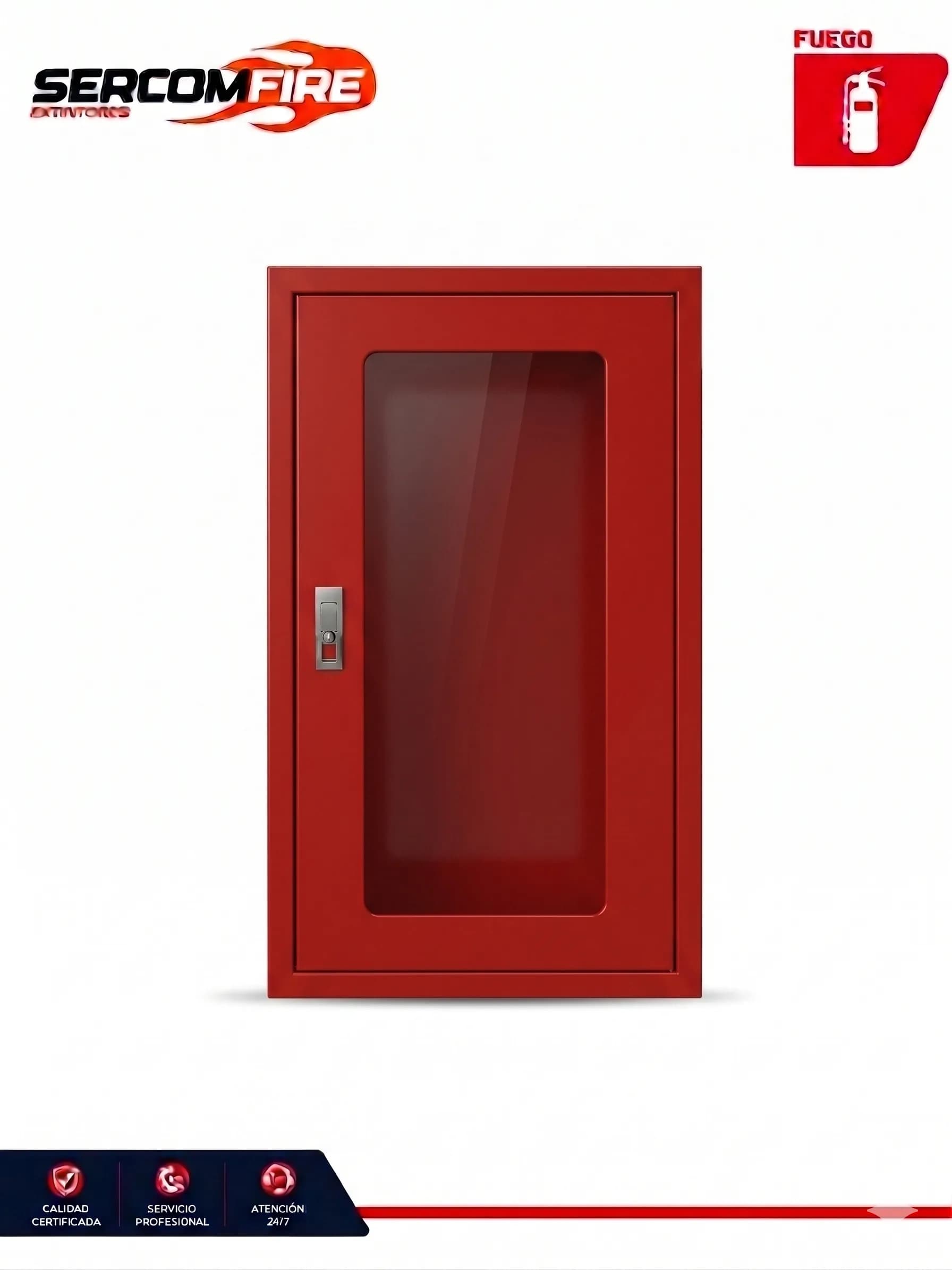 GABINETE METALICO PARA EXTINTOR 9-12 KG