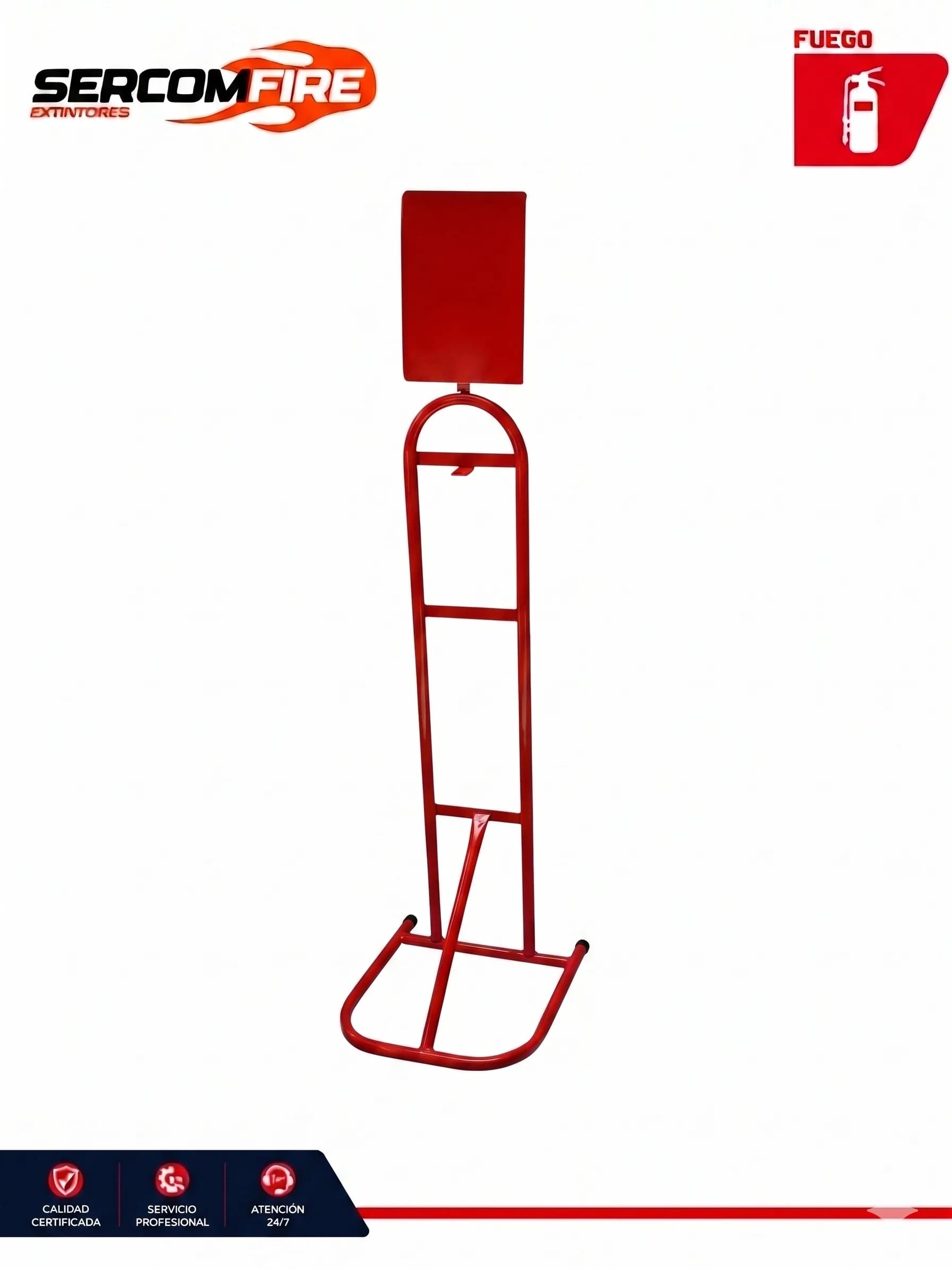 PEDESTAL METALICO TUBULAR CON SENAL