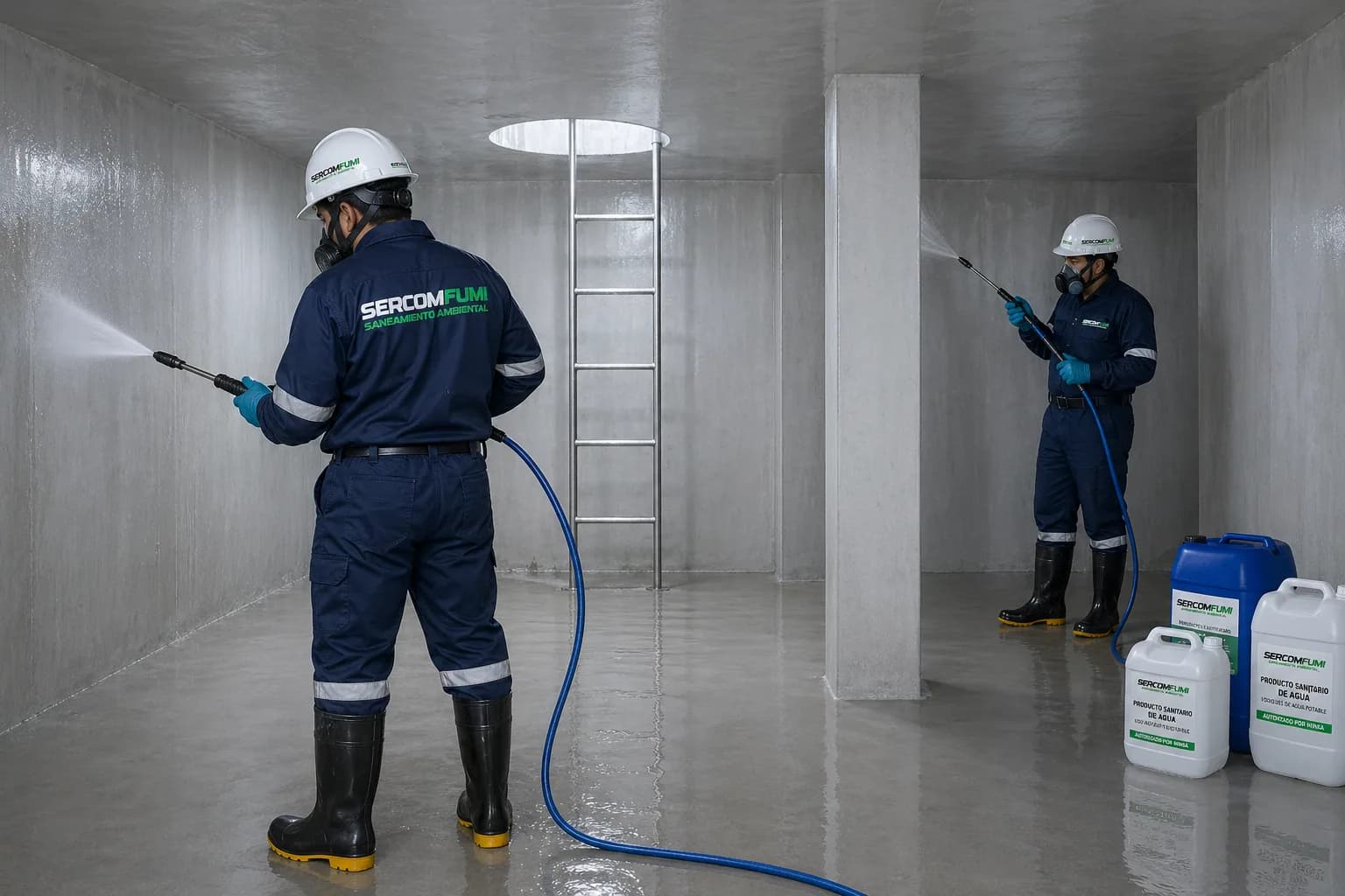 Limpieza y Desinfección de Cisternas y Tanques de Agua